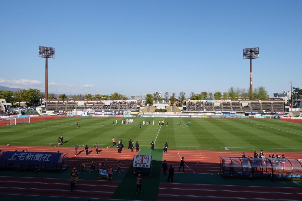 画像:正田醤油スタジアム群馬の内部